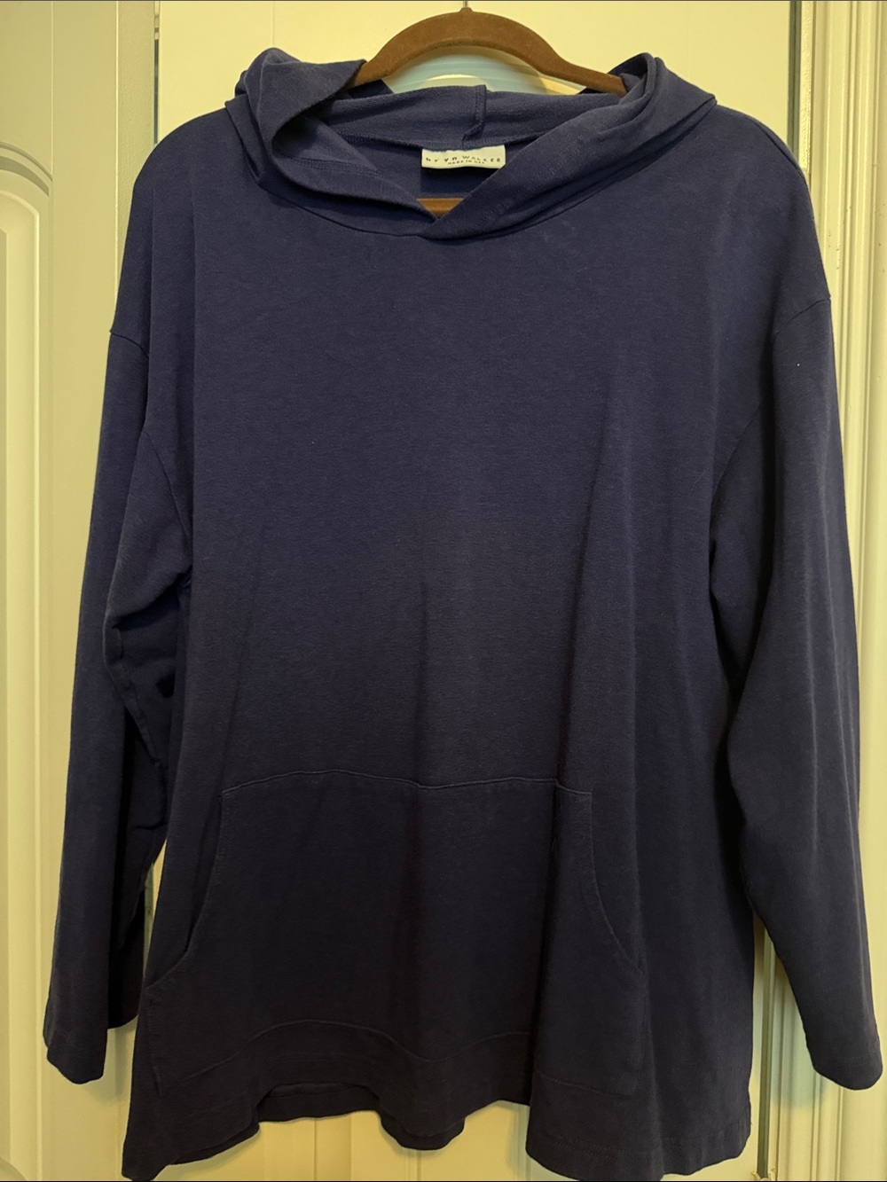 bryn Walker Men's Navy Crewneck Hoodie Sweater